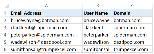 7 примеров использования функции «Текст по столбцам» в Excel