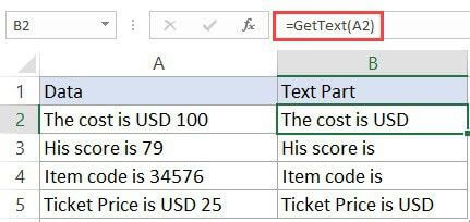 Как извлечь число из текстовой строки в отдельную ячейку Excel