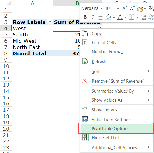 Как скрыть нули в ячейках Excel