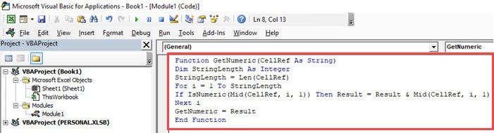 Как извлечь число из текстовой строки в отдельную ячейку Excel